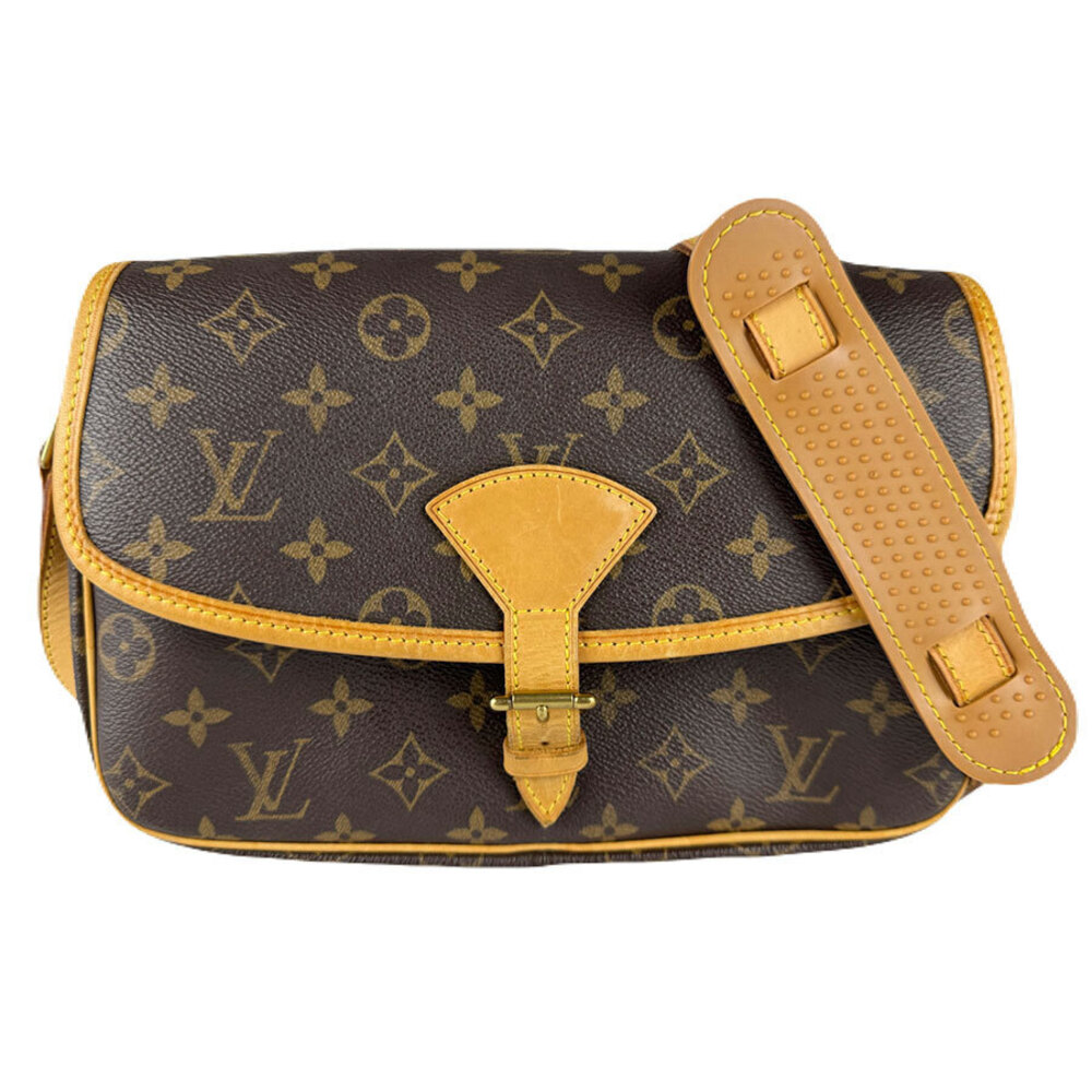 Louis Vuitton Shoulder Bag Monogram Sologne Canvas Brown